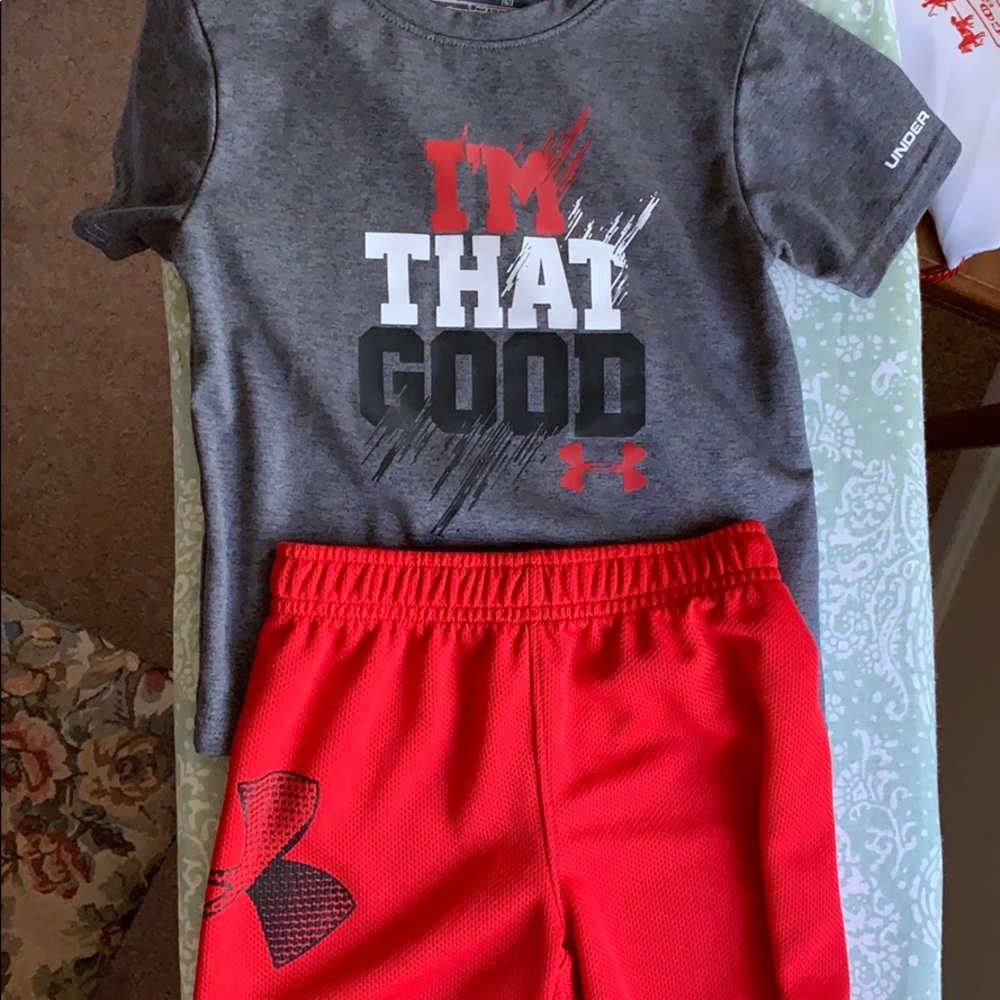 Boys Under Armour outfit 2T